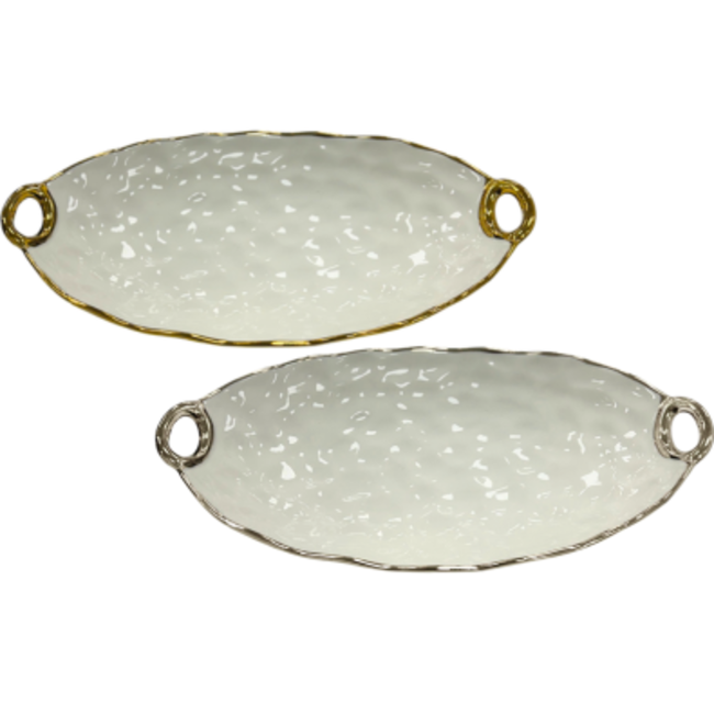 Luxe Ovale Porseleinen Schaal