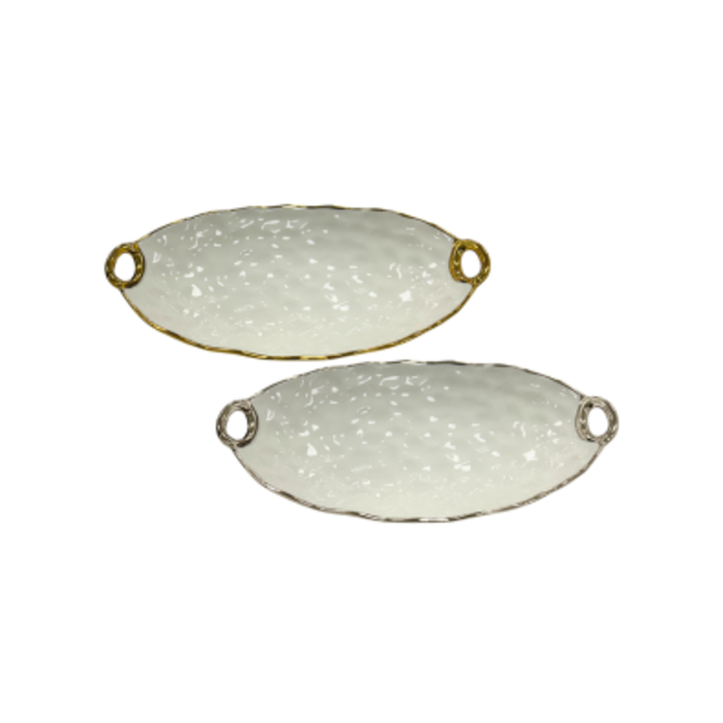 Luxe Ovale Porseleinen Schaal Klein