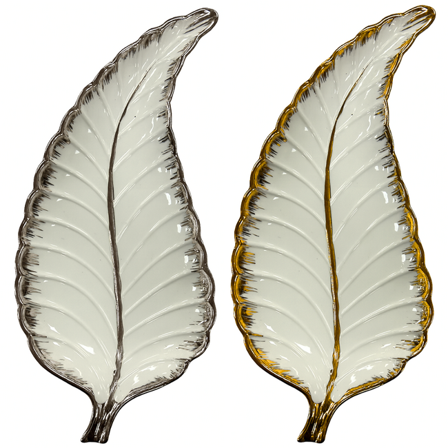 Leaf | Luxe Porselein Schaal Blad Design