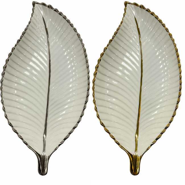 Leaf | Luxe Porselein Schaal Blad Vorm Design