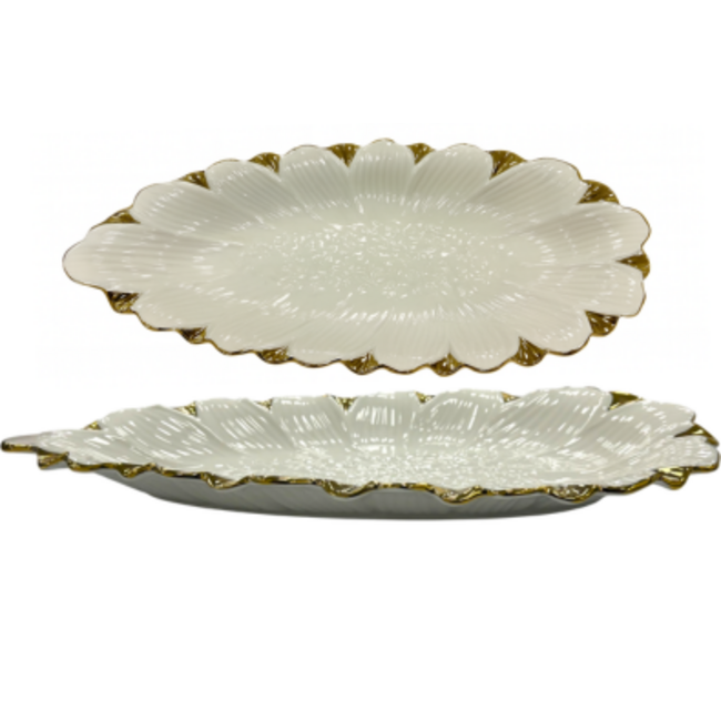 Leaf | Luxe Porselein Schaal | L