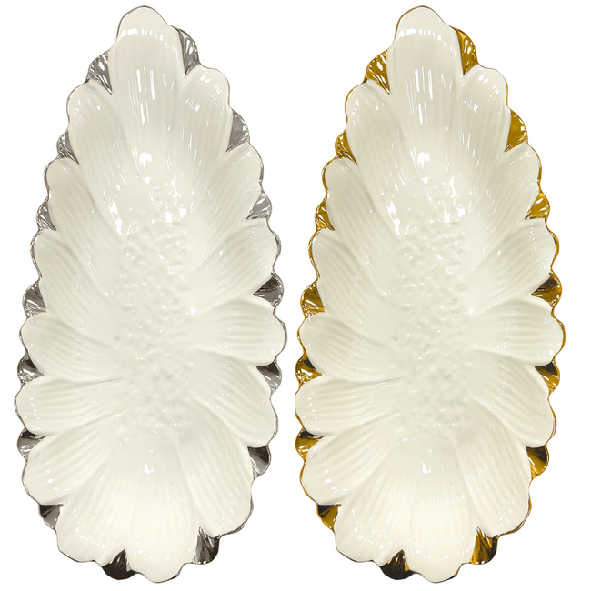 Leaf | Luxe Porselein Schaal | L