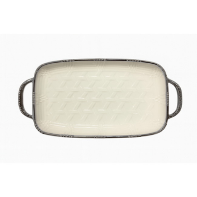 Luxe Rechthoekige Porseleinen Schaal