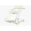 Queens Porcelain | 3-Delige Schalen Etagere |  Bloem Motief