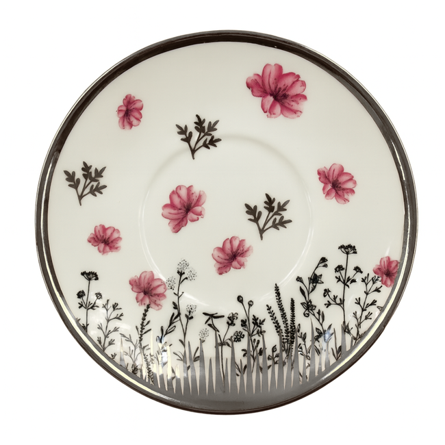 Bavary | 12-Delige Espressoset | Bloempatroon