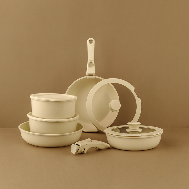 Bavary Bavary | Pannenset Creme | 11-Delig