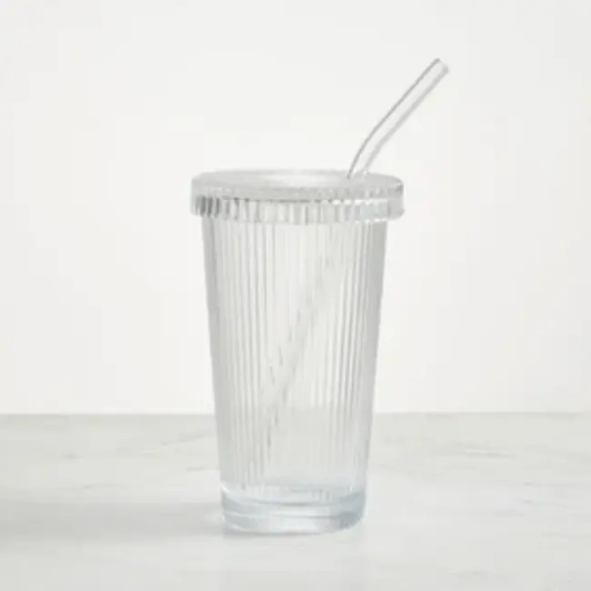 Bavary Bavary | 1 Ribble Drinkglas incl. Rietje Glas | 380ML