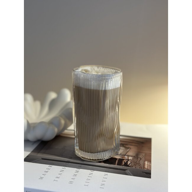 Bavary | 6 Wave Glazen Lines | Groot