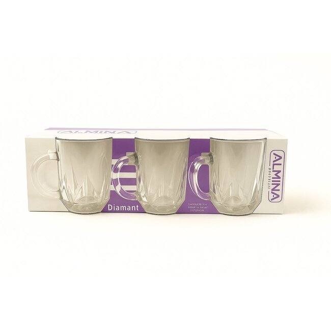 Almina Diamant Glazen 6 Stuks