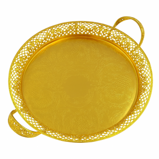 HAKAL Hakal | Ronde Dienblad | Elegant Motief