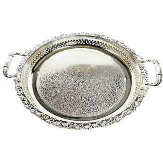 HAKAL Hakal | Dienblad Zilver 45cm