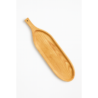 HAKAL Hakal | Serving Tray White Oak Matt Oval | Melamine