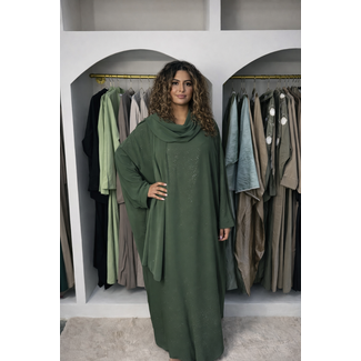 3 Kleuren Flora Abaya