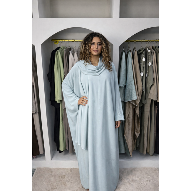 3 Kleuren Flora Abaya