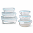 3 Delige Glazen Voorraad Bakjes Set