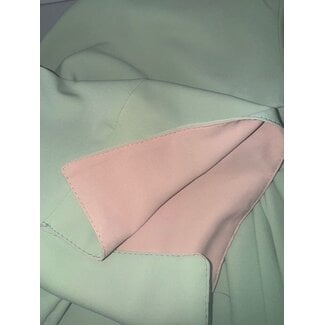 Abaya Twin Lichtgreen/roze