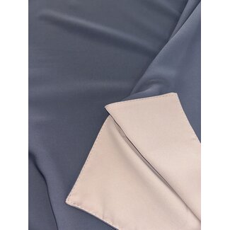 Abaya Twin Donkerpaars/roze