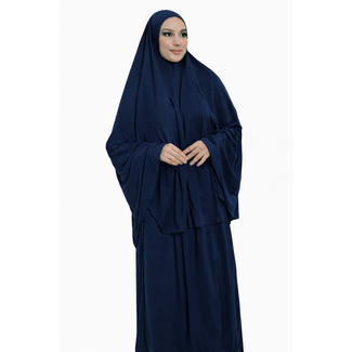 Khimar Premium Jersey 2-Delig | Donkerblauw