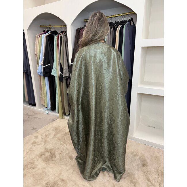 Abaya 2-delig Mina Olijfgroen
