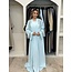 Abaya Suikerfeest Misty Baby Blauw