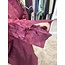 Abaya 2-delig Mina Bordeaux Rood