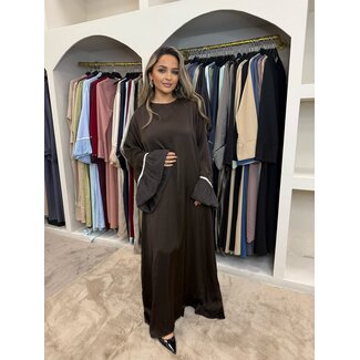 Abaya Suikerfeest Linda Chocolade Bruin
