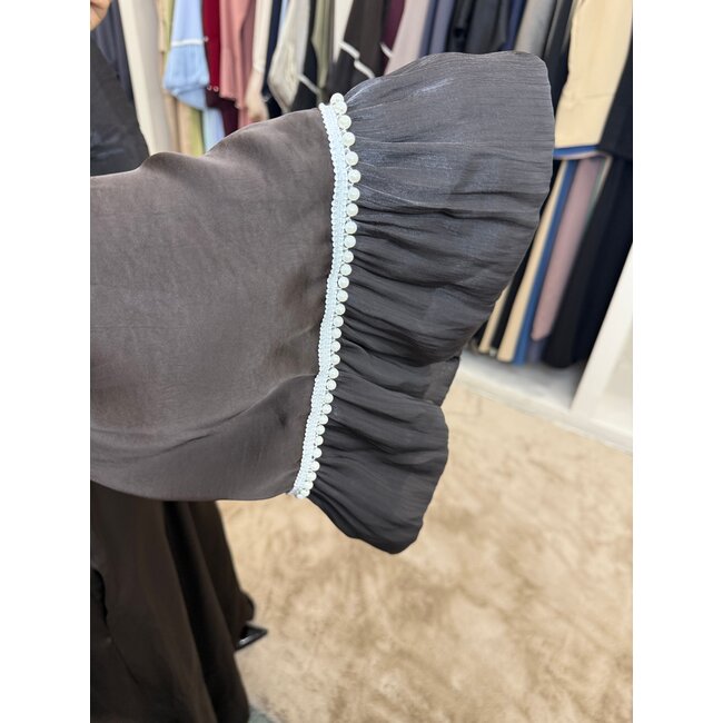 Abaya Suikerfeest Linda Chocolade Bruin