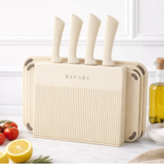 Bavary Bavary 8-Delige Messen Set Beige