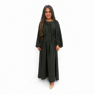 Flora Dress Donkergroen ONE SIZE
