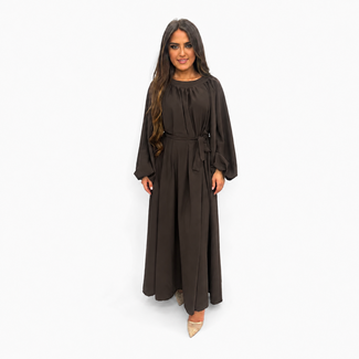 Flora Dress Donkerbruin ONE SIZE