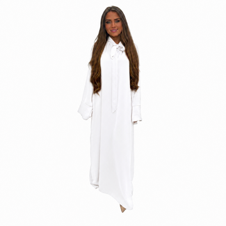 Ina Dress Wit ONE SIZE