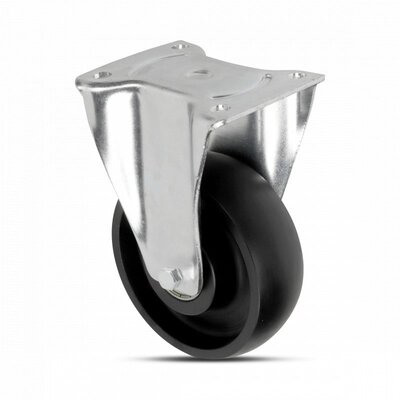 Roue fixe en nylon 200 mm - renforcée - roulement à billes - 800 kg