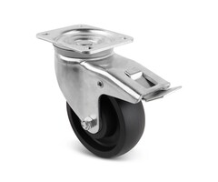 Heavy-duty nylon swivel castor with brake 150 mm - 900 kg