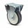 PU fixed castor 125 mm - ball bearing - 200 kg