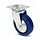 Flight case rubber swivel castor 80 mm - 110 kg