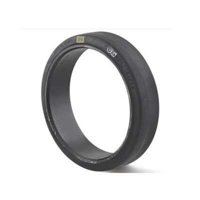 Neumático de caucho de 250 x 130 x 140 mm - aro de acero - 975 kg