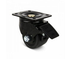 Roulette pivotante à frein pour charges lourdes 75 mm - 600 kg