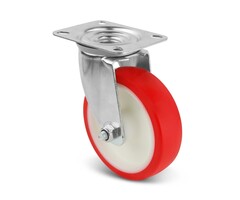 Roulette pivotante en PU 125 mm - 200 kg