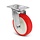 Ruota girevole in PU 100 mm - cuscinetto a rulli - 150 kg