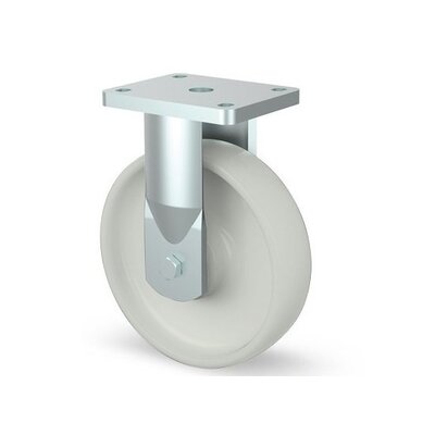 Roda fixa de nylon resistente 150 mm - rolamento de esferas - 800 kg