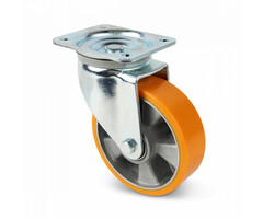 Rueda giratoria de PU de 200 mm - 900 kg