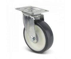 PU swivel castor 125 mm - 200 kg