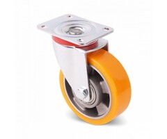 Roulette pivotante en PU 100 mm - 300 kg