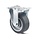 Rubber fixed wheel 80 mm - ball bearing - 120 kg