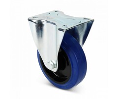 Elastiskt gummi fast hjul 125 mm - 220 kg