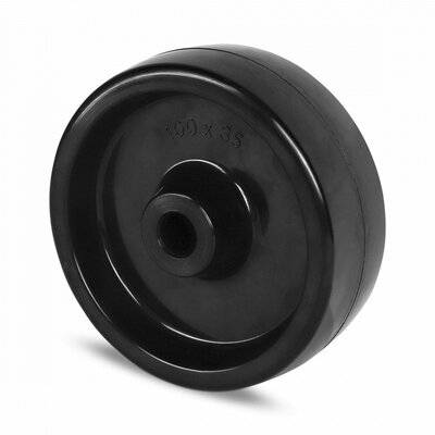 Värmebeständigt hjul 100 mm - 280 grader - 125 kg