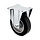 Rubber fixed wheel 100 mm - ball bearing - 150 kg
