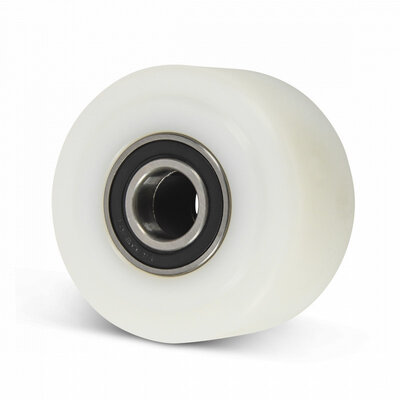 Roue en nylon moulé 100 mm - roulement à billes - 2000 kg