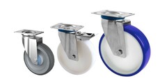 Stainless steel castors