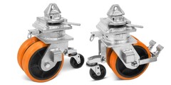 Shipping container wheels